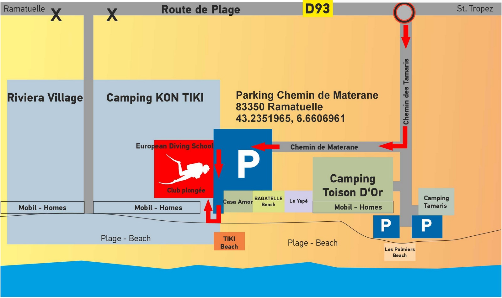 Directions Saint-Tropez